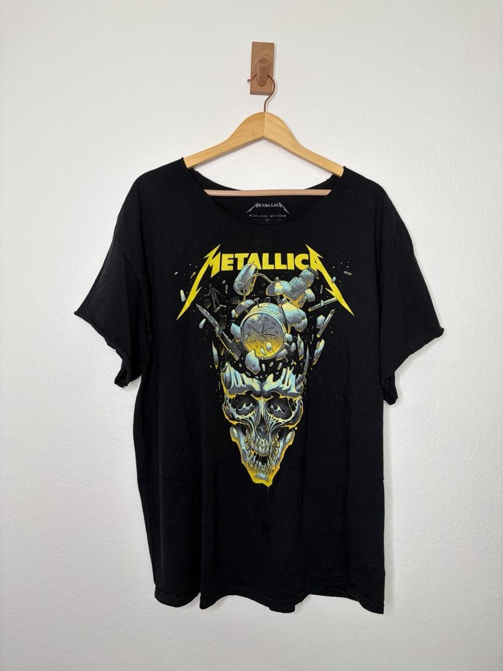 Metallica M72 World Tour Concert T-Shirt Size 2X Modern Grunge Heavy Metal